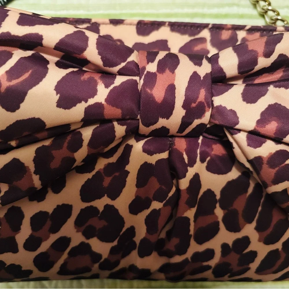 kate spade leopard print shoulder bag - Like New - Picture 5 of 8